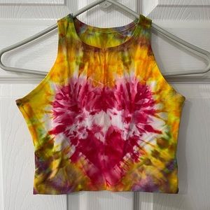 Hand dyed crop top